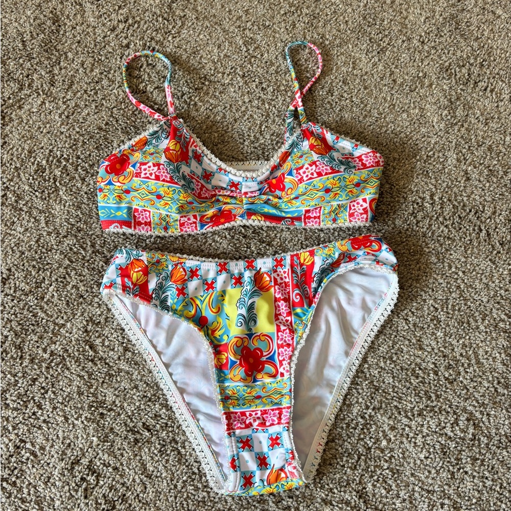Colorful SHEIN Bikini Set